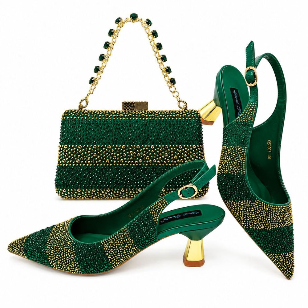 Ladies Shoes With Matching Bag Set - ED101 - Especially Yours