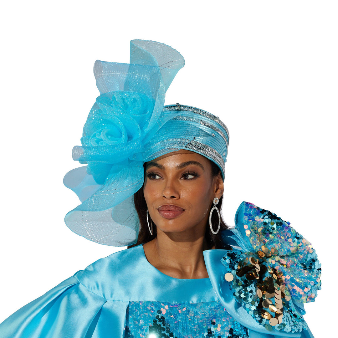 Rosette Church Hat by EY Boutique