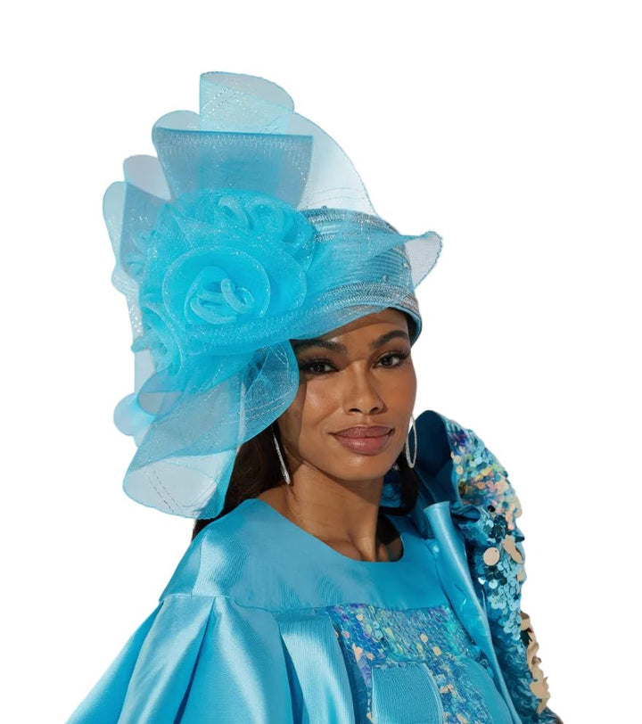 Rosette Church Hat by EY Boutique
