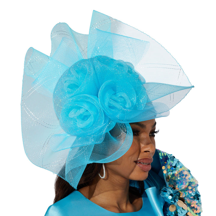 Rosette Church Hat by EY Boutique
