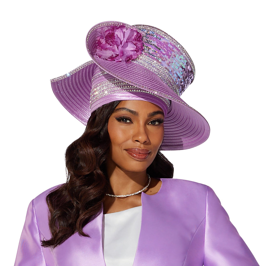 Sequin Trim Hat by EY Boutique