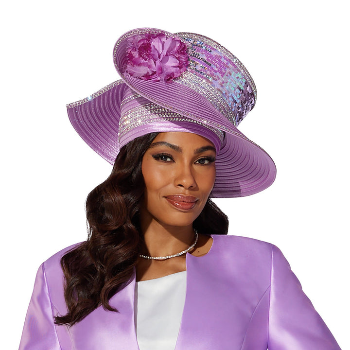Sequin Trim Hat by EY Boutique