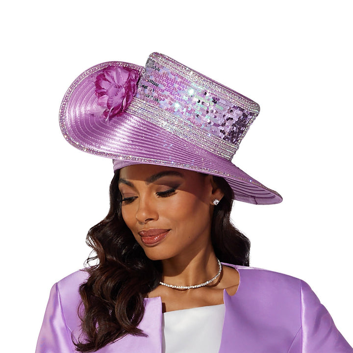 Sequin Trim Hat by EY Boutique