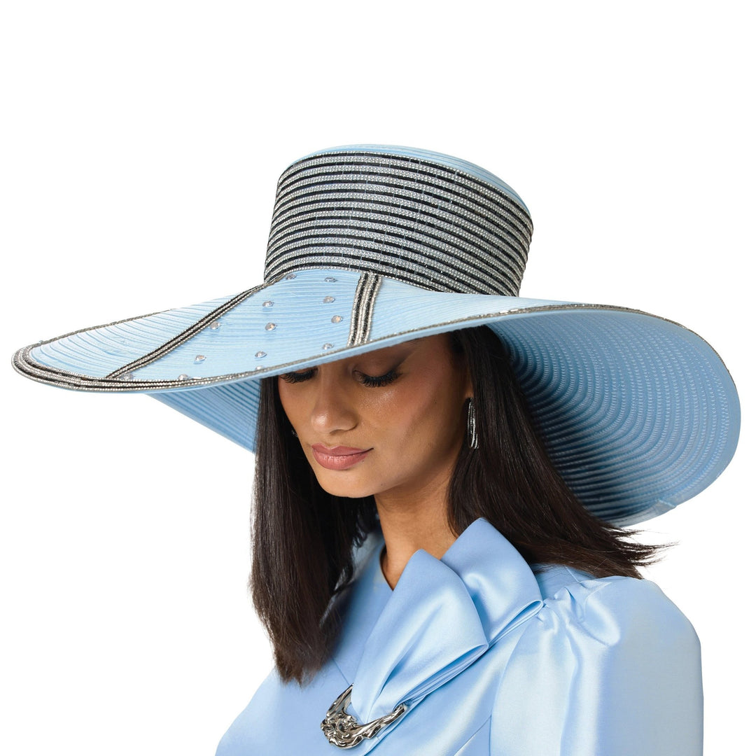 Sequin Border Church Hat by Lisa Rene Black Label - Especially Yours