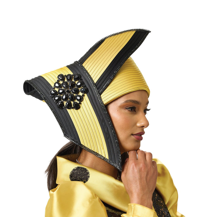 Sequin Circles Church Hat by Lisa Rene Black Label - Especially Yours