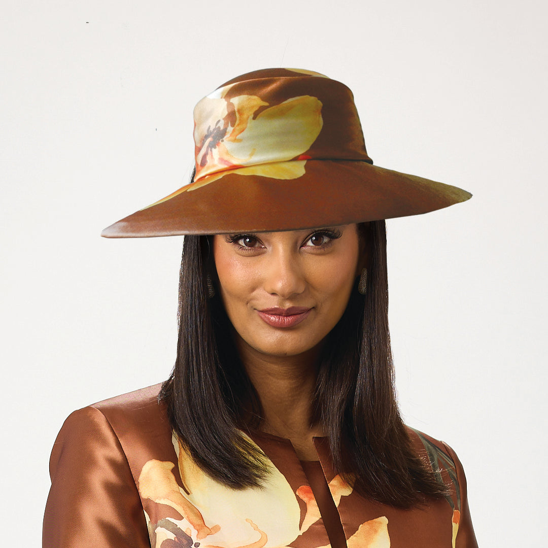 Orchid Bloom Church Hat by EY Boutique