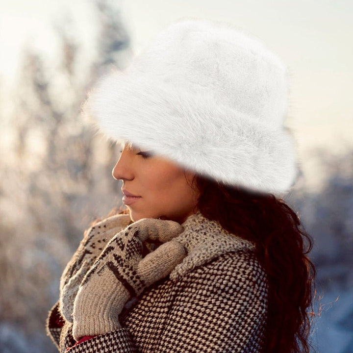 Faux Fur Russian Style Plush Bucket Hat - Especially Yours