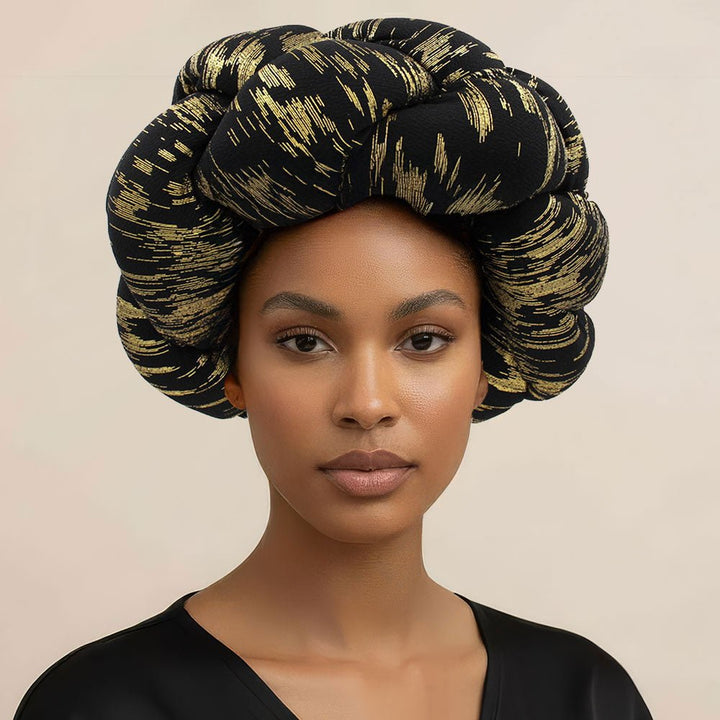 Thick Knot Padded Braided Turban Hair Wrap - Especially Yours