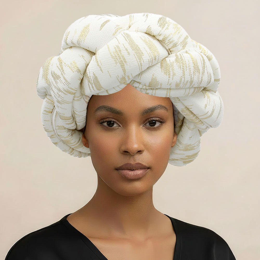 Thick Knot Padded Braided Turban Hair Wrap - Especially Yours
