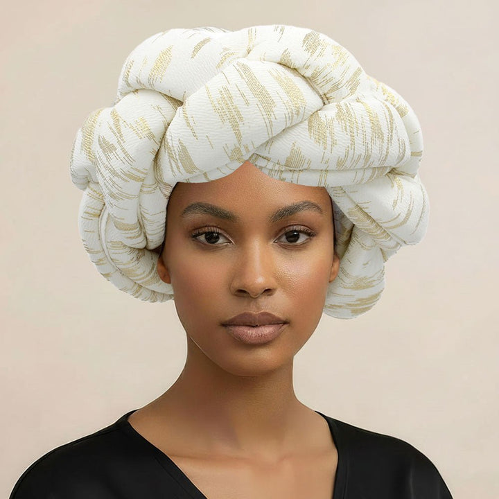 Thick Knot Padded Braided Turban Hair Wrap - Especially Yours