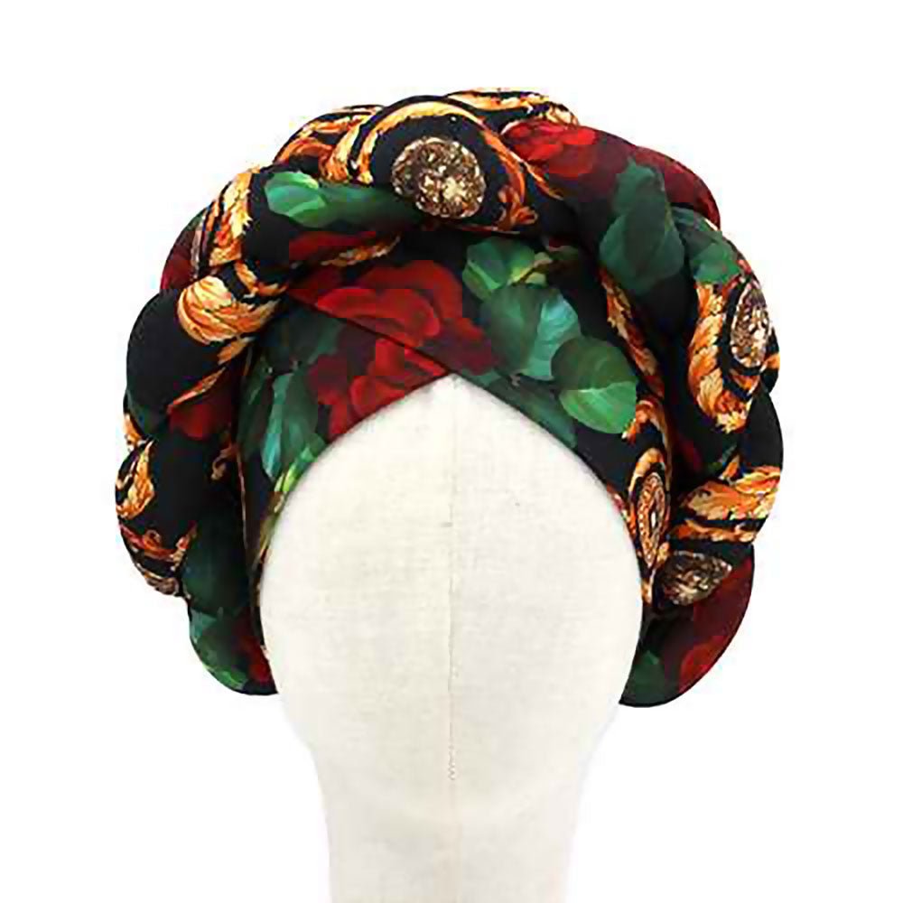 Bold Abstract Pattern Printed Turban Hair Wrap - Especially Yours