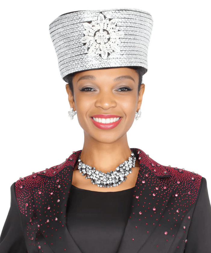 Elegant Black Women's Church Hat Chic Design by Champagne Italy - Especially Yours