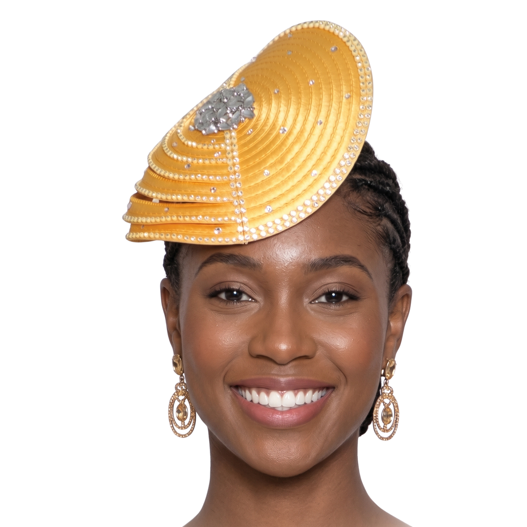 Rhinestone Trim Fascinator Hat by Lily & Taylor