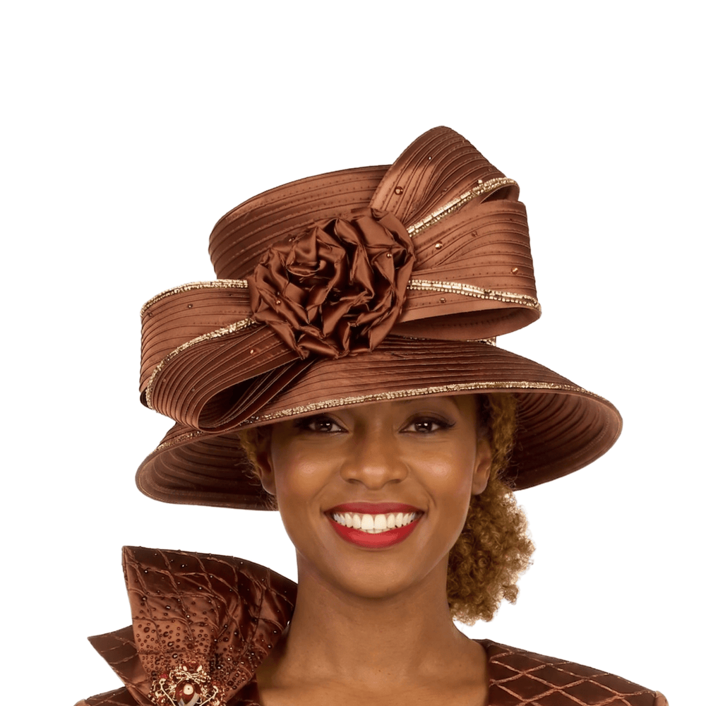Structured Ribbon Rosette Occasion Hat - Especially Yours