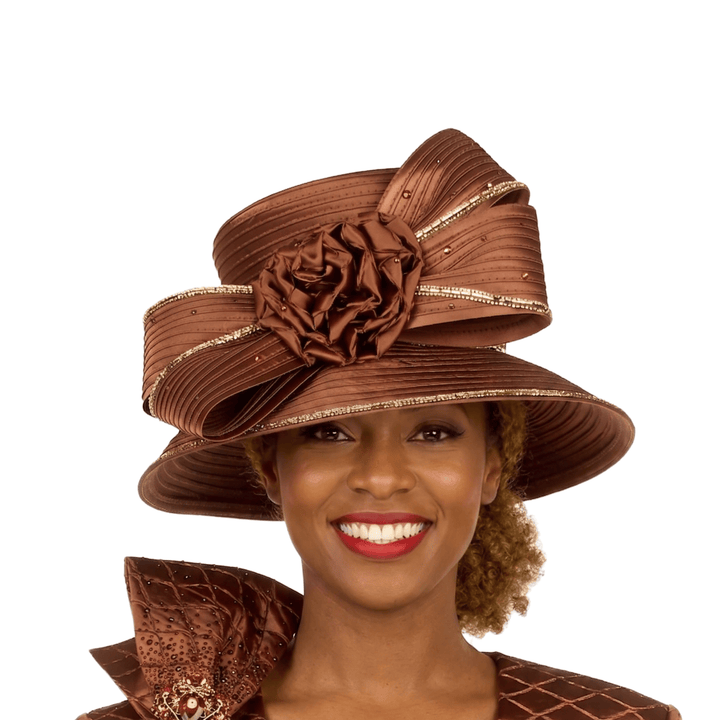 Structured Ribbon Rosette Occasion Hat - Especially Yours