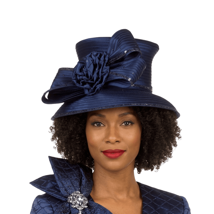 Structured Ribbon Rosette Occasion Hat - Especially Yours