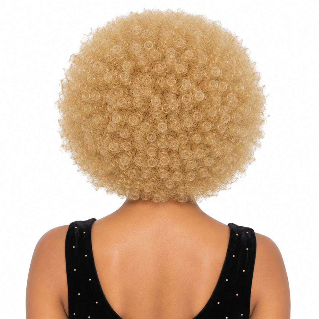 AFRO QUEEN Big Volume Thin Afro Curl Synthetic Wig - MoTown Tress - Especially Yours