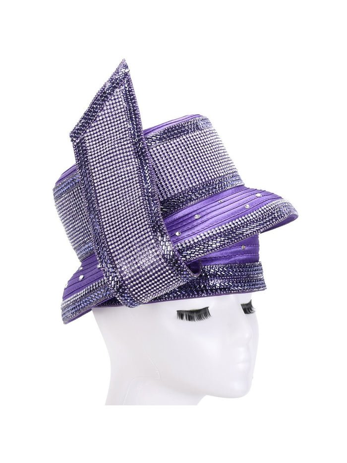 SMALL BRIM STONED RIBBON HAT - Especially Yours