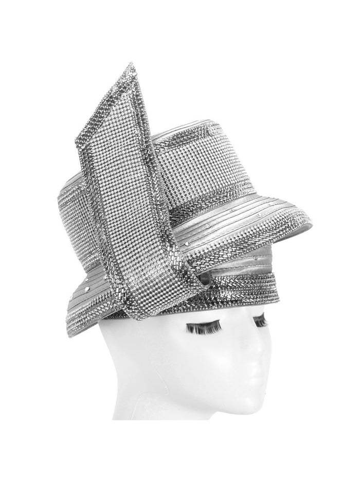 SMALL BRIM STONED RIBBON HAT - Especially Yours