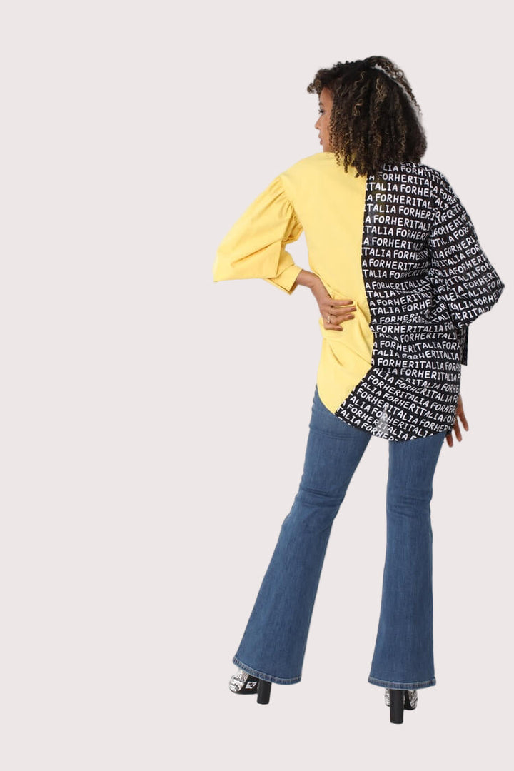 Woven Top Dress Shirt – Lightweight, Statement Smart Casual & Party 81988