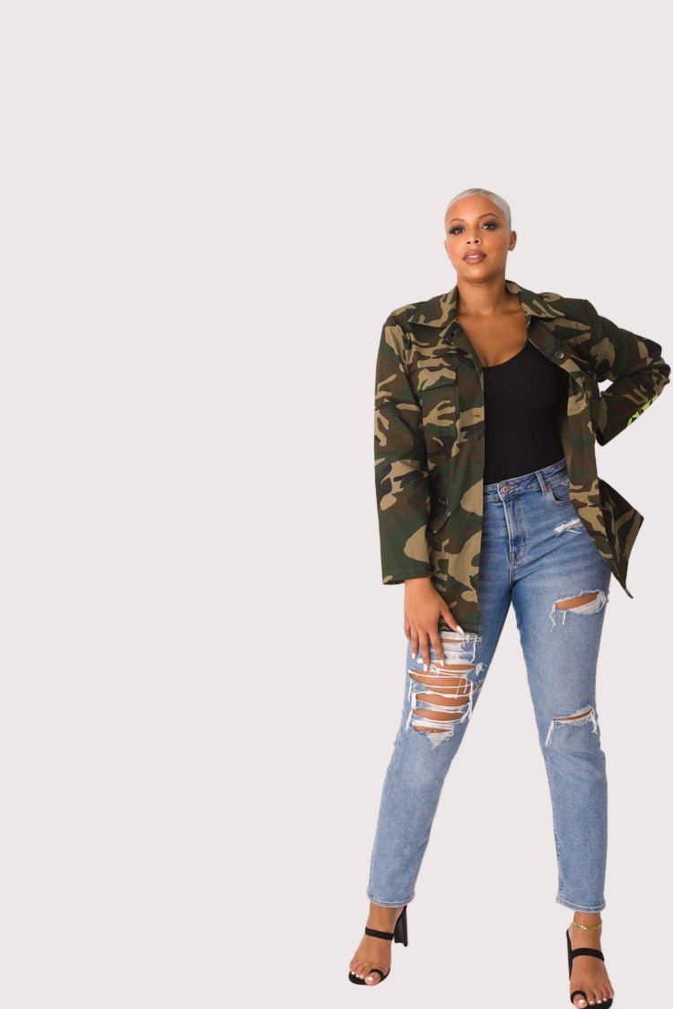 Camo Utility Jacket - 81887 - Especially Yours