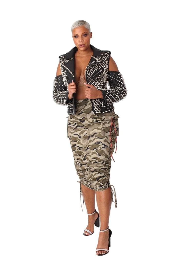 Woven Print Midi Skirt - 81927 - Especially Yours