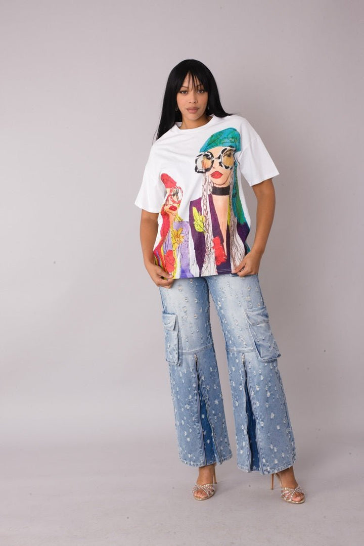 Street Style Fashion Graphic Tee - 82343 - Especially Yours