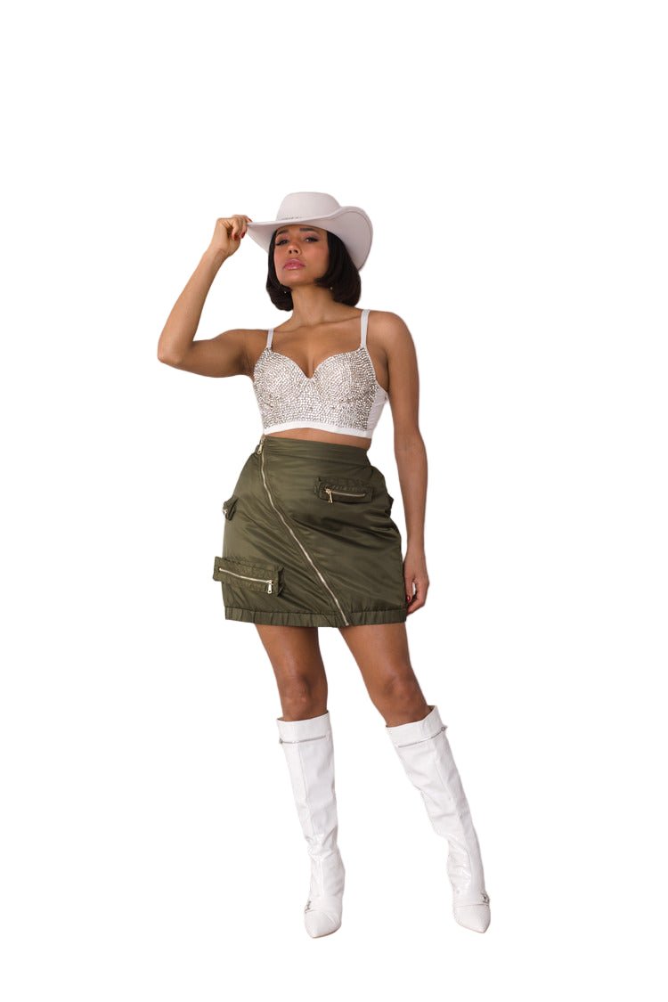 Utility Cargo Mini Skirt - 82405 - Especially Yours