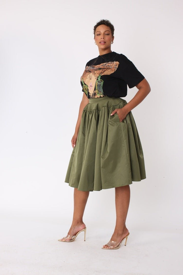Full Circle Taffeta Skirt - 82650 - Especially Yours