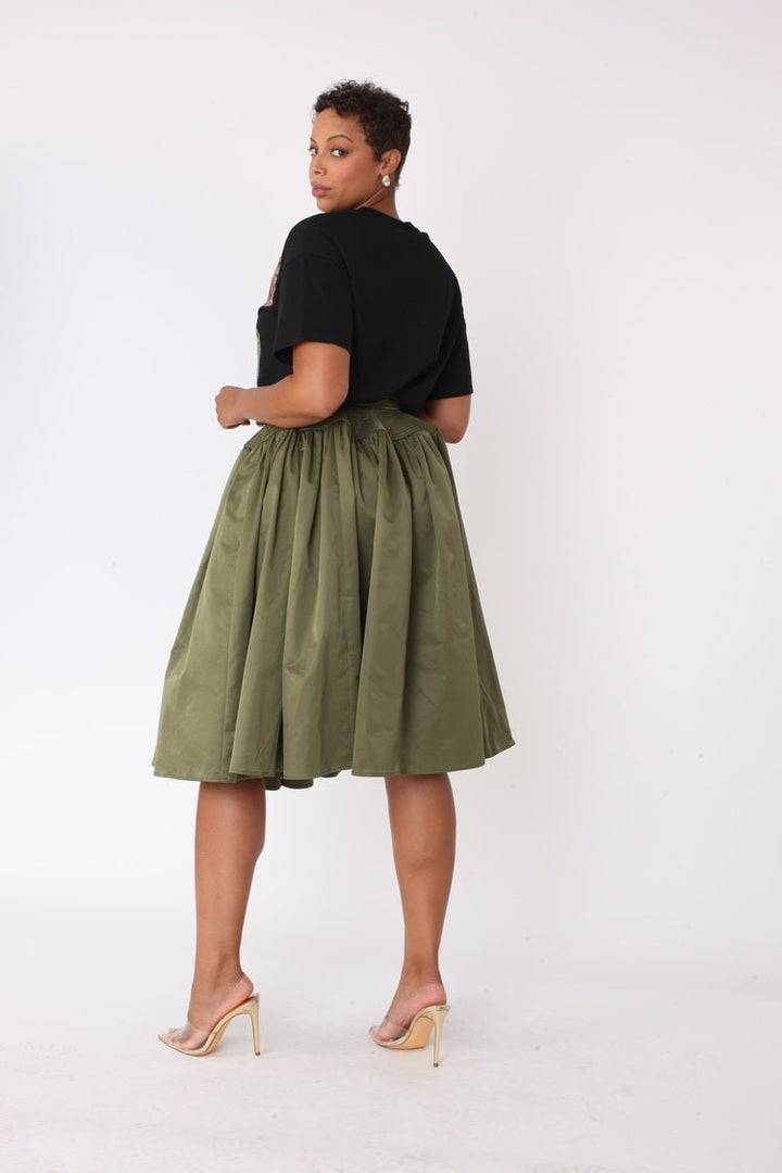 Full Circle Taffeta Skirt - 82650 - Especially Yours