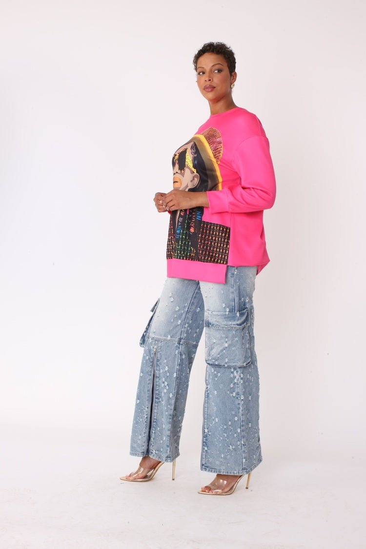 Artistic Portrait Graphic T-Shirt - 82392 - Especially Yours