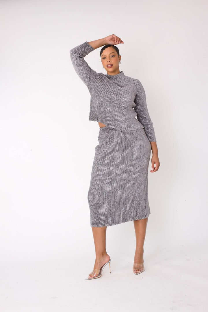 Velvet Midi Skirt Set | 82767 - Especially Yours