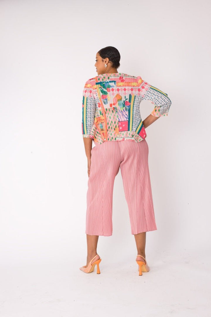Printed Top and Palazzo Pants Set - 82763 - Especially Yours