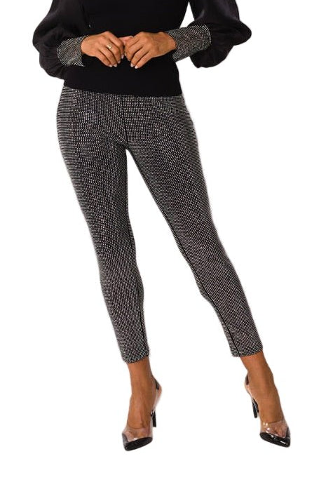 Suede Diamond Embellished Pants - 82023 - Especially Yours