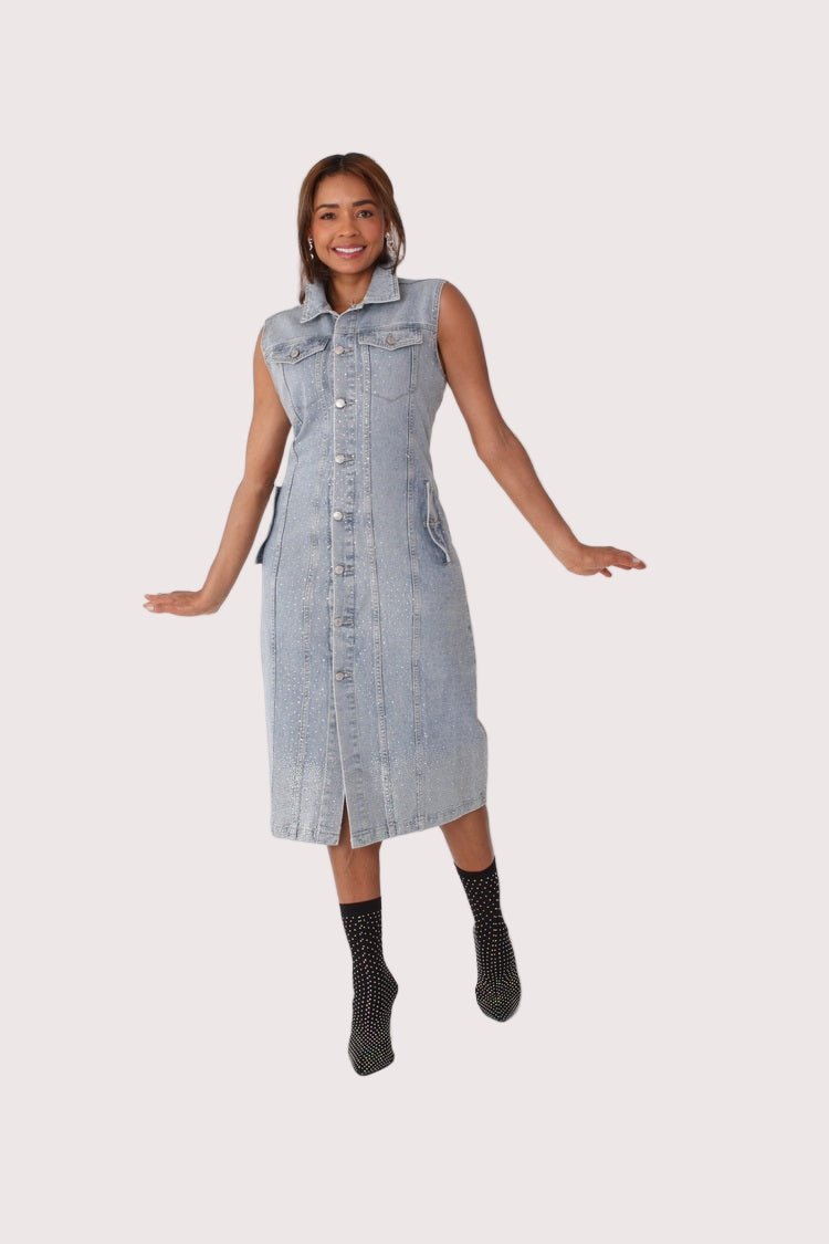Denim Dress - 82310 - Especially Yours