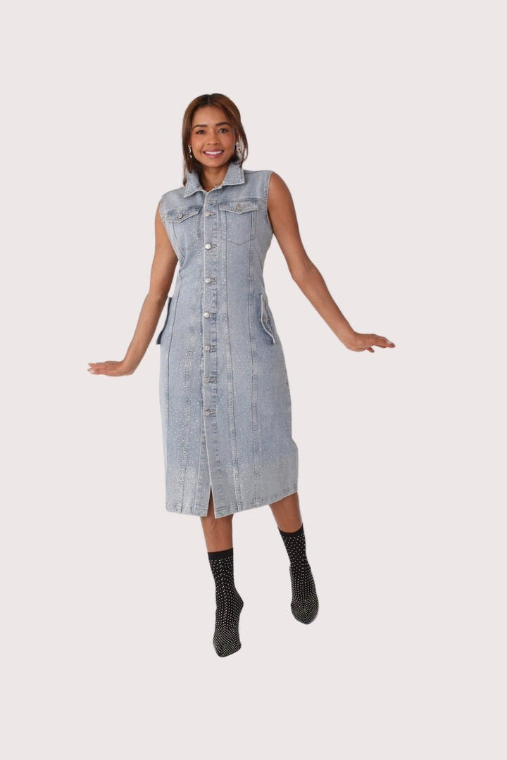 Denim Dress - 82310 - Especially Yours