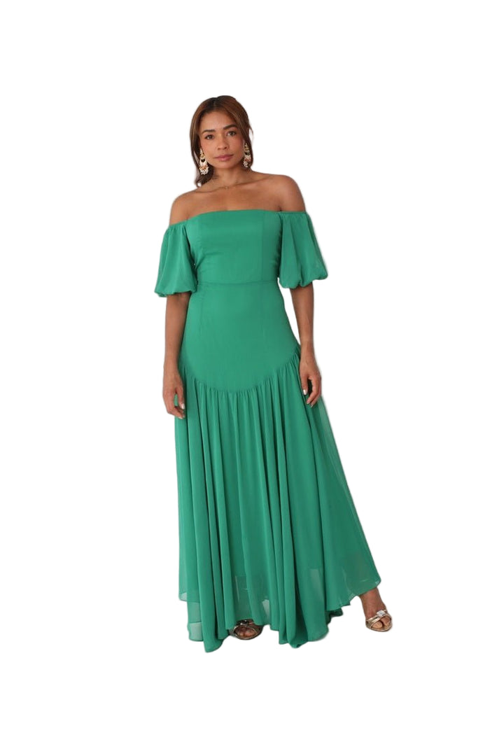 Sunset Dream Off - Shoulder Maxi Dress - 82315 - Especially Yours