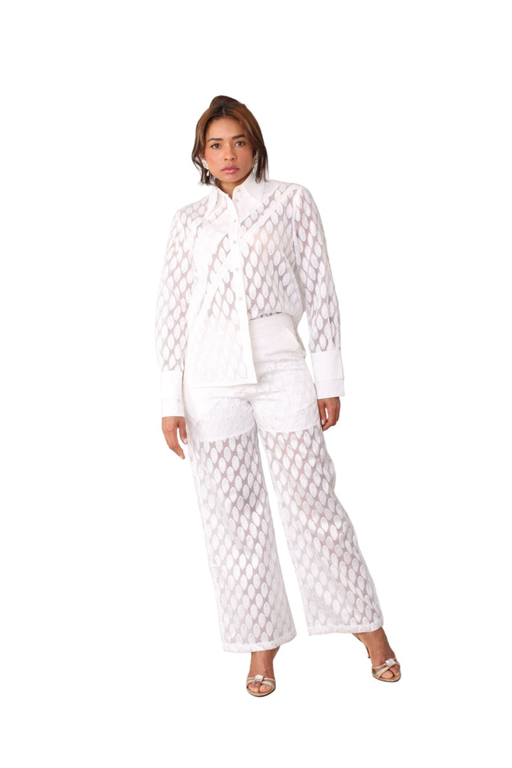 Eyelet Tulle Top - 82338 - Especially Yours