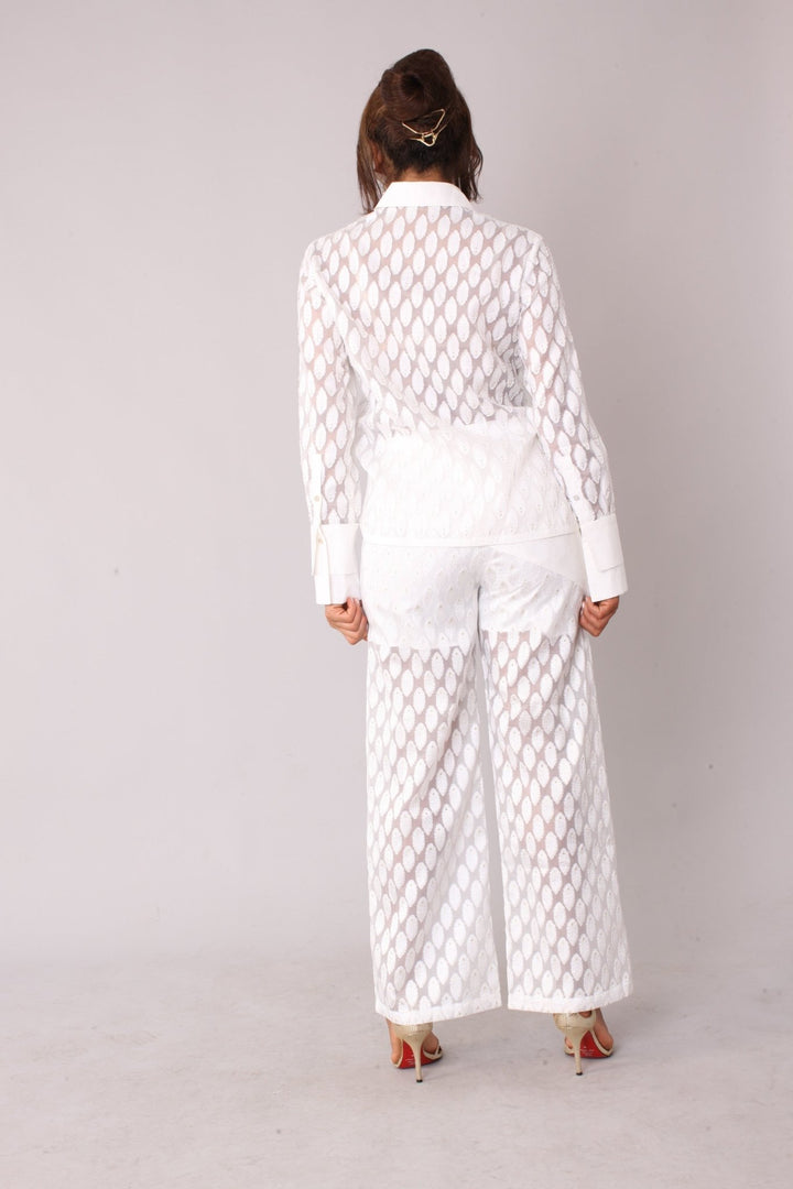 Eyelet Tulle Top - 82338 - Especially Yours