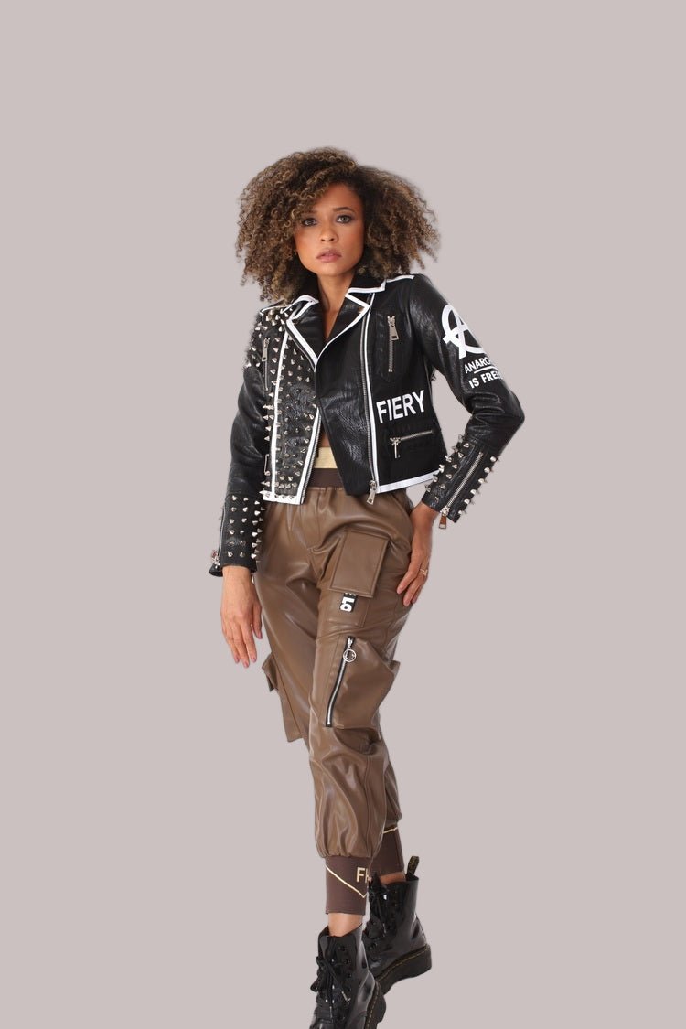 Studded Leather Jacket - 81852 - Especially Yours