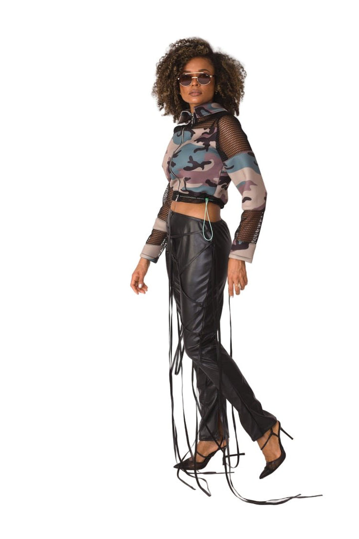 Camo Scuba Mesh Zip - Up Jacket - 81949 - Especially Yours