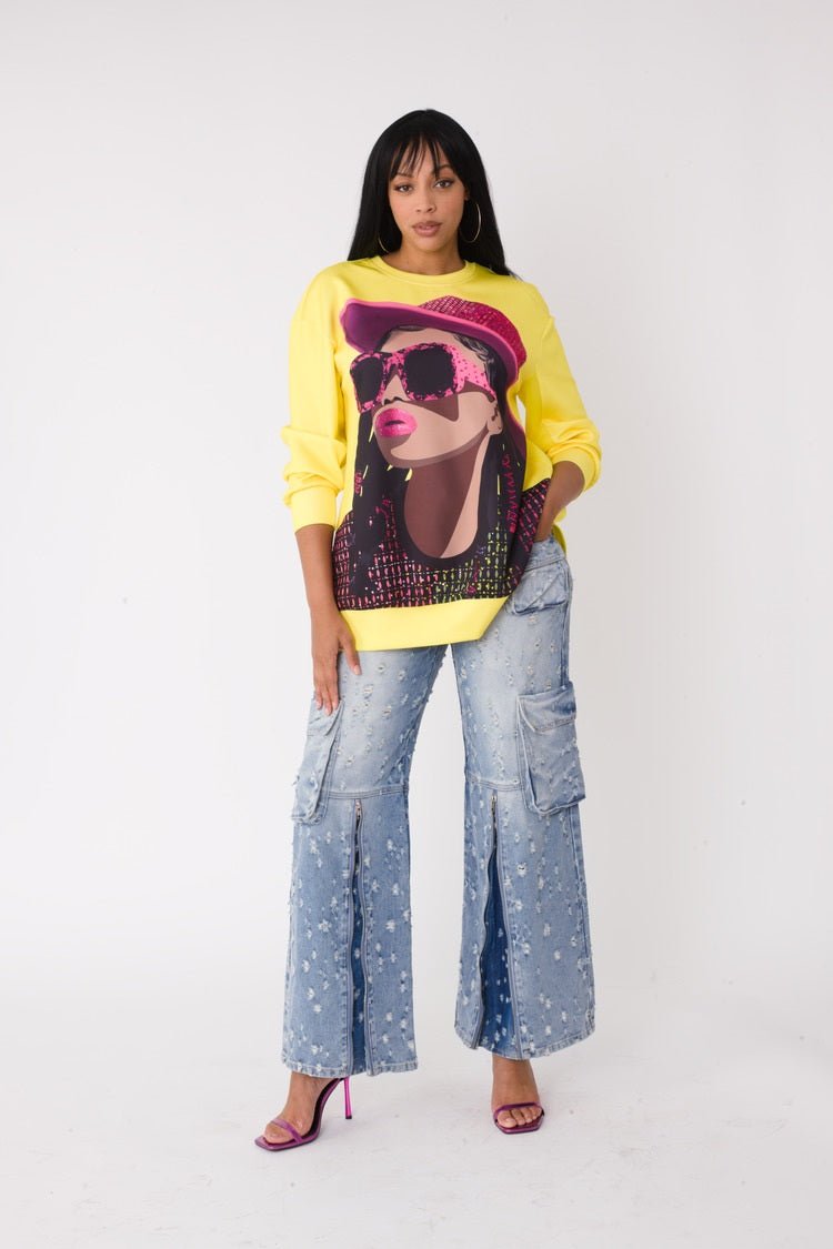 Artistic Portrait Graphic T-Shirt - 82392 - Especially Yours