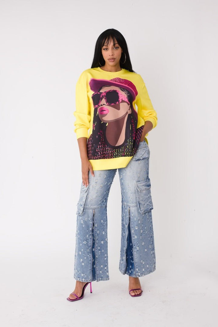 Artistic Portrait Graphic T-Shirt - 82392 - Especially Yours