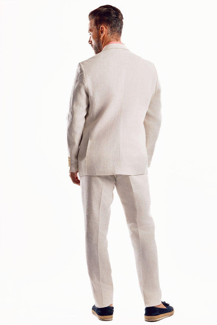 Mojito Reserve Men's Textured Linen Slub Weave Suit - Especially Yours