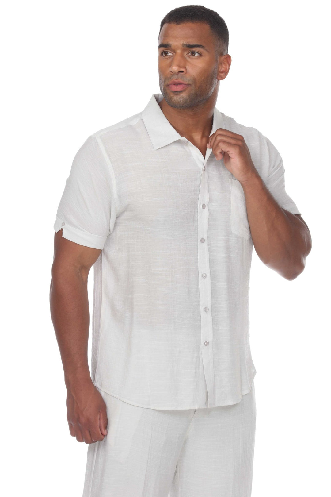 Men's Beach Casual Short Sleeve Button Down Shirt - Especially Yours