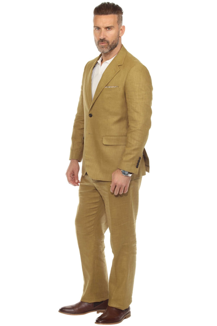 Mojito Reserve Men's Textured Linen Blend Suit - Especially Yours