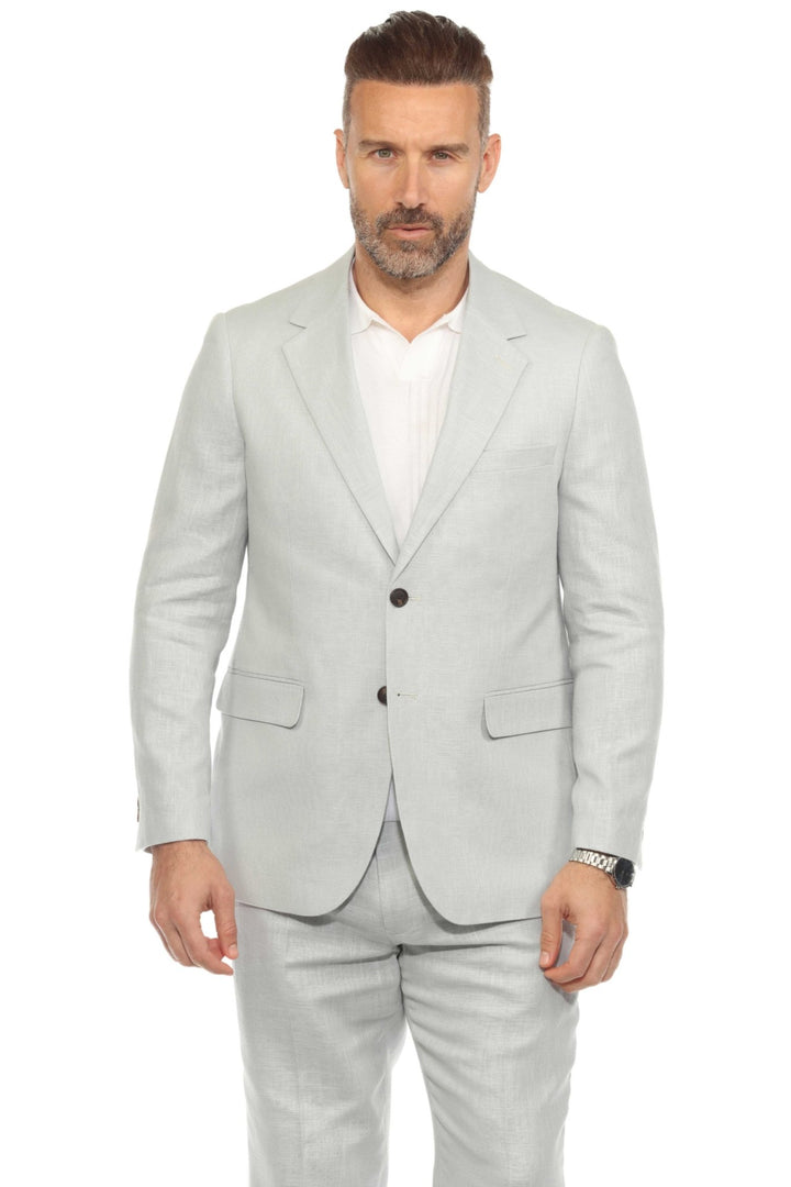 Mojito Reserve Men's Textured Linen Blend Suit - Especially Yours