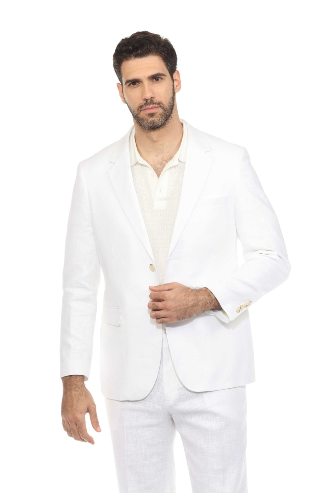 Mojito Reserve Men's Textured Linen Blend Suit - Especially Yours