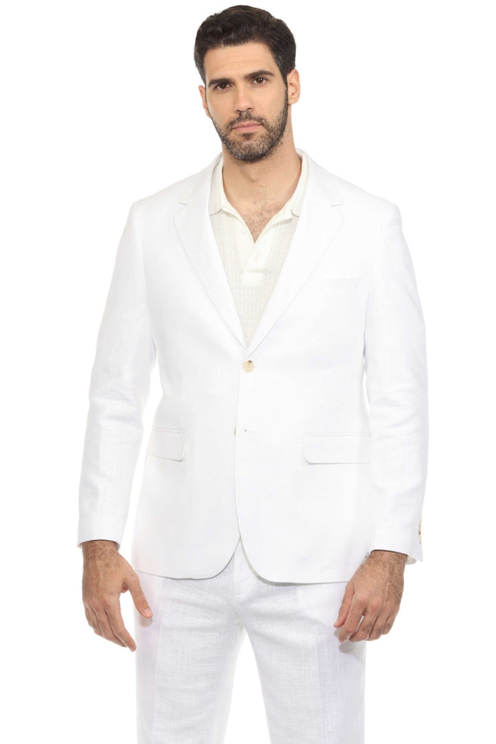 Mojito Reserve Men's Textured Linen Blend Suit - Especially Yours