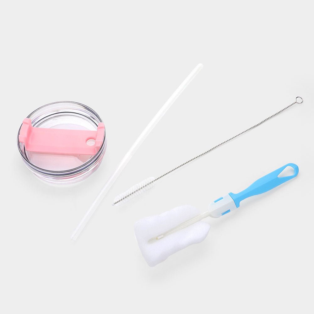 Bling Studded Abstract Patterned 40oz Stainless Steel Tumbler - Especially Yours